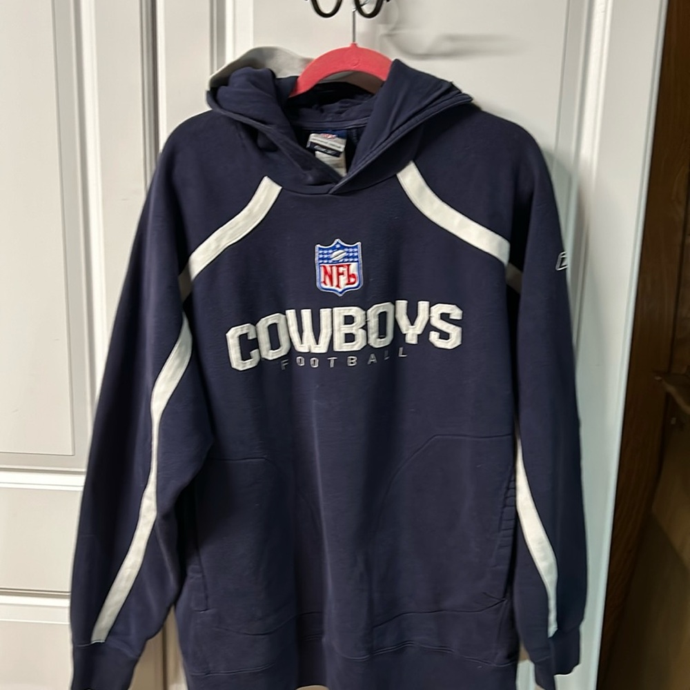 Dallas Cowboys NFL authentic sideline by RBK! Hooded sweatshirt. Gently worn.
